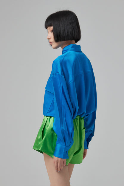 OLSEN- SATIN CREPE OVERSIZED S