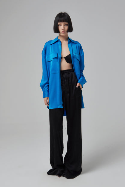OLSEN- SATIN CREPE OVERSIZED S