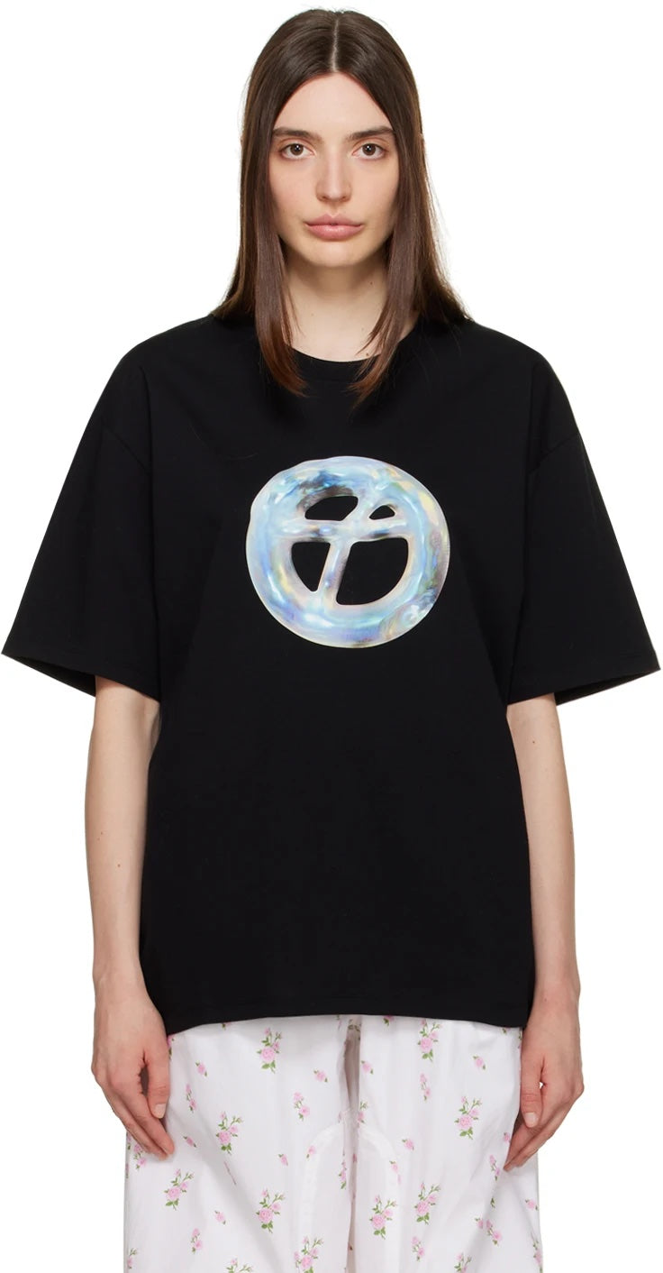 BACK SLIT SYMBOL TEE