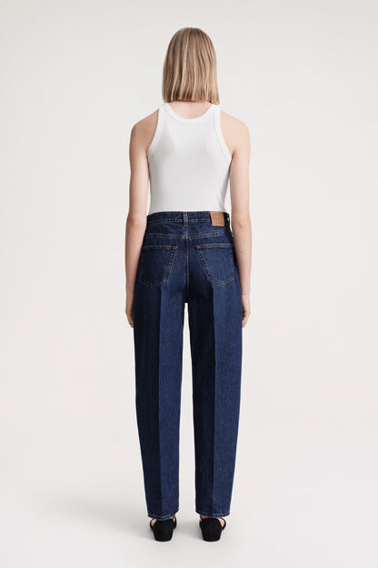 Wide Tapered Leg Denim