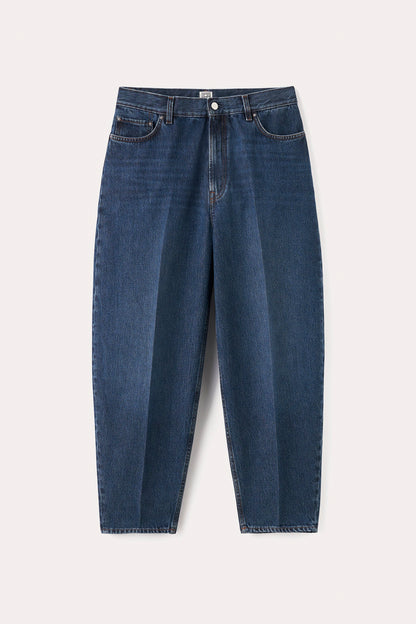 Wide Tapered Leg Denim