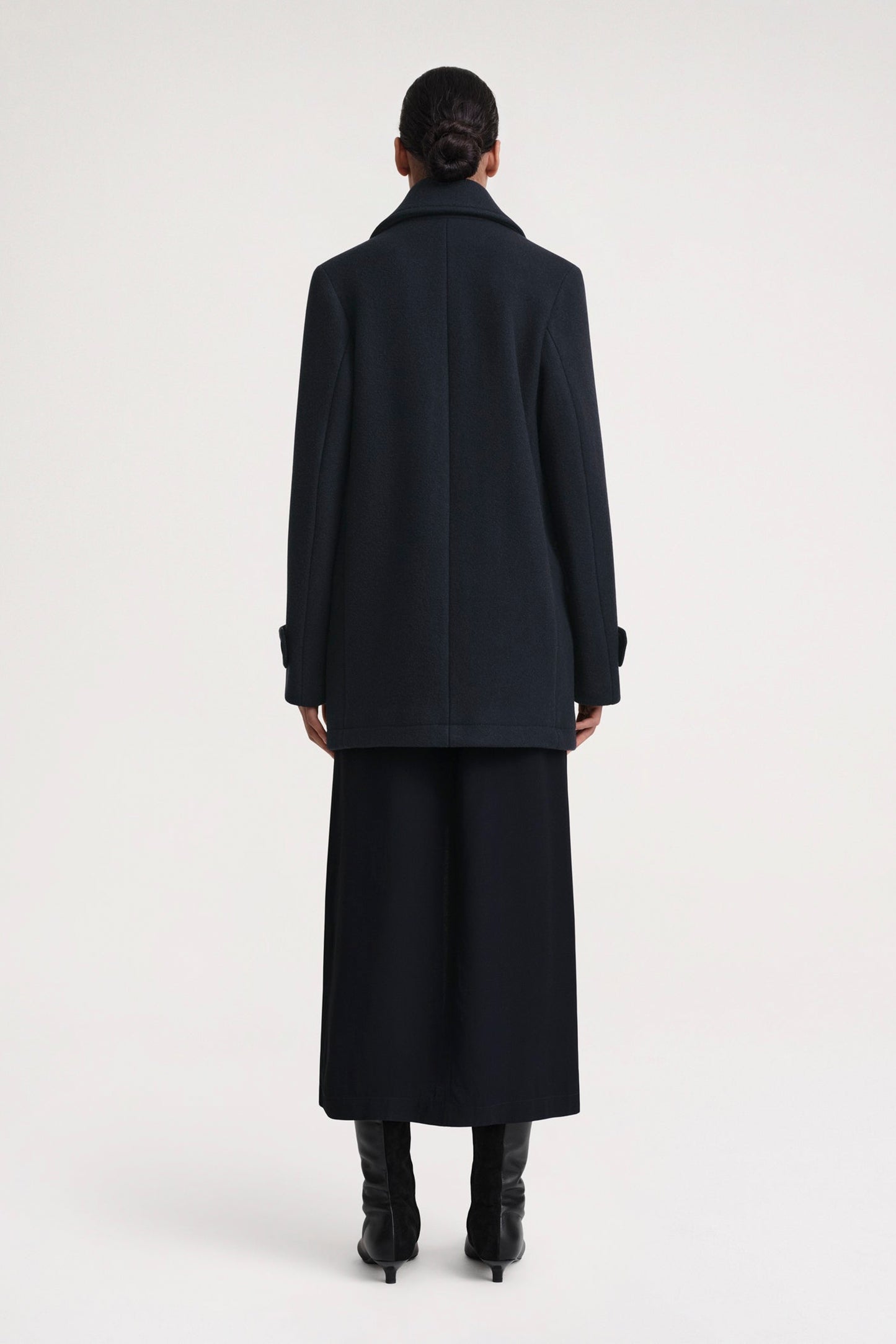 Soft Felted Wool Peacoat