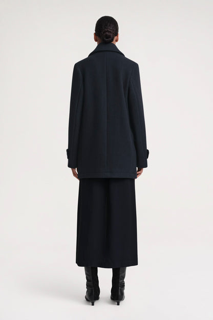 Soft Felted Wool Peacoat