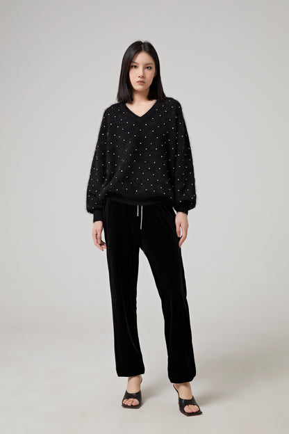 CRYSTAL KNIT TOP