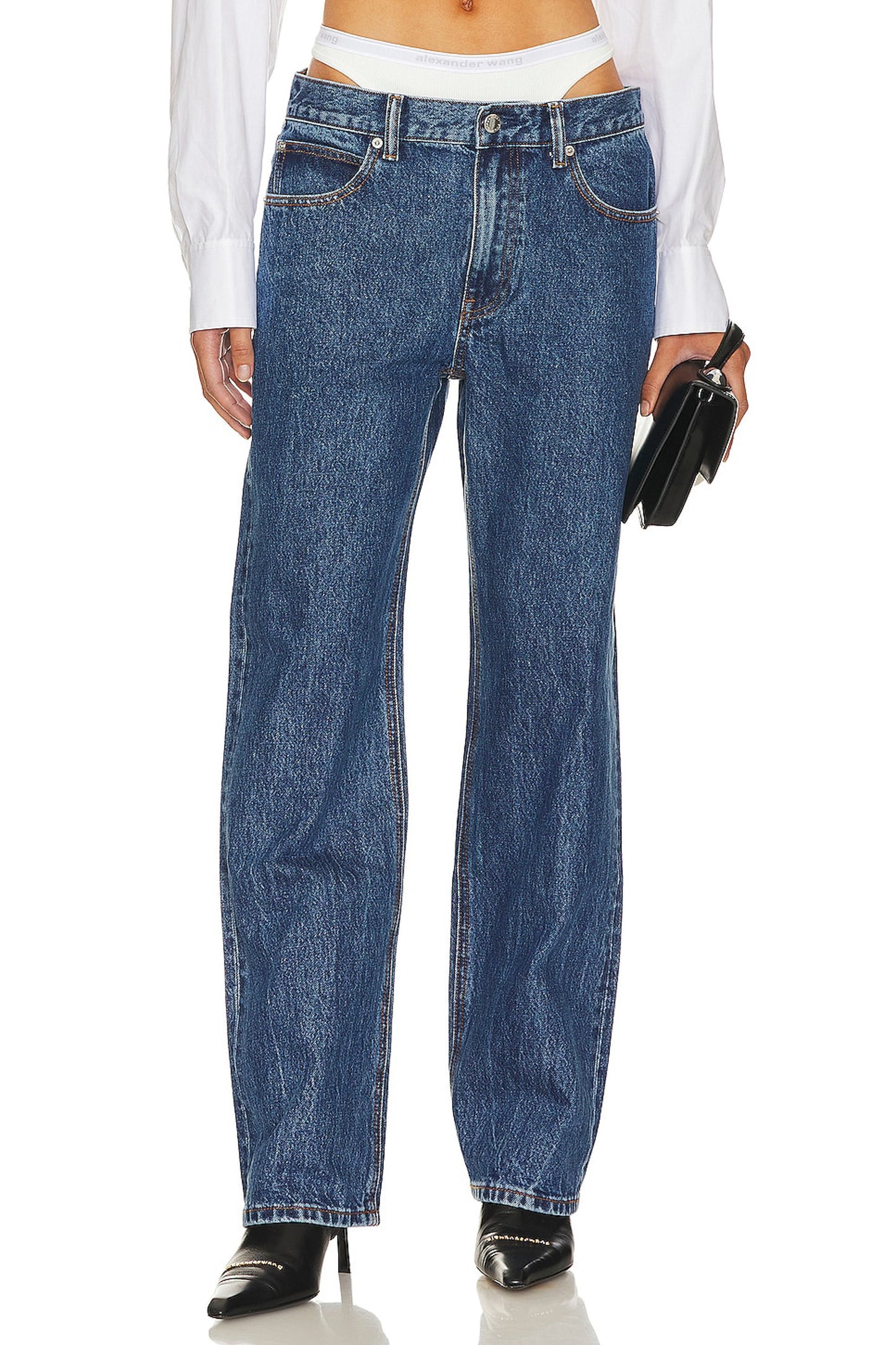 LOOSE JEAN SKINNY WHITE UNDIE