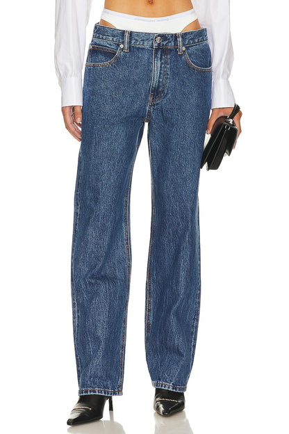 LOOSE JEAN SKINNY WHITE UNDIE
