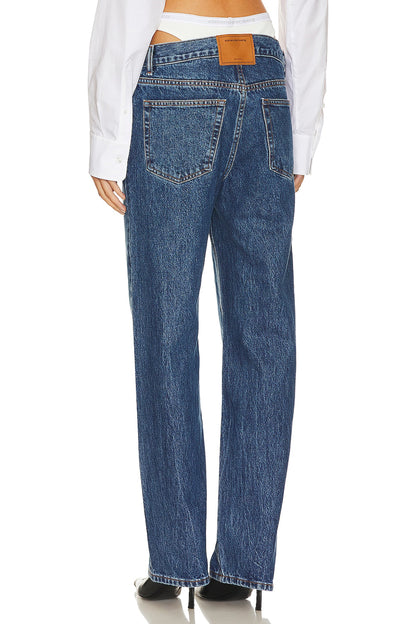 LOOSE JEAN SKINNY WHITE UNDIE
