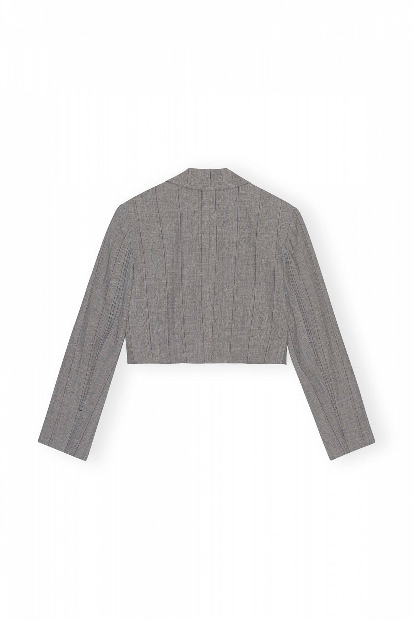 Herringbone Suiting Short Blazer