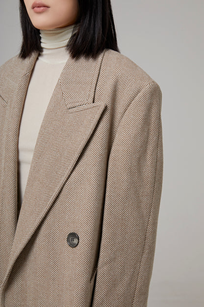 DOUBLE BREASTED COAT