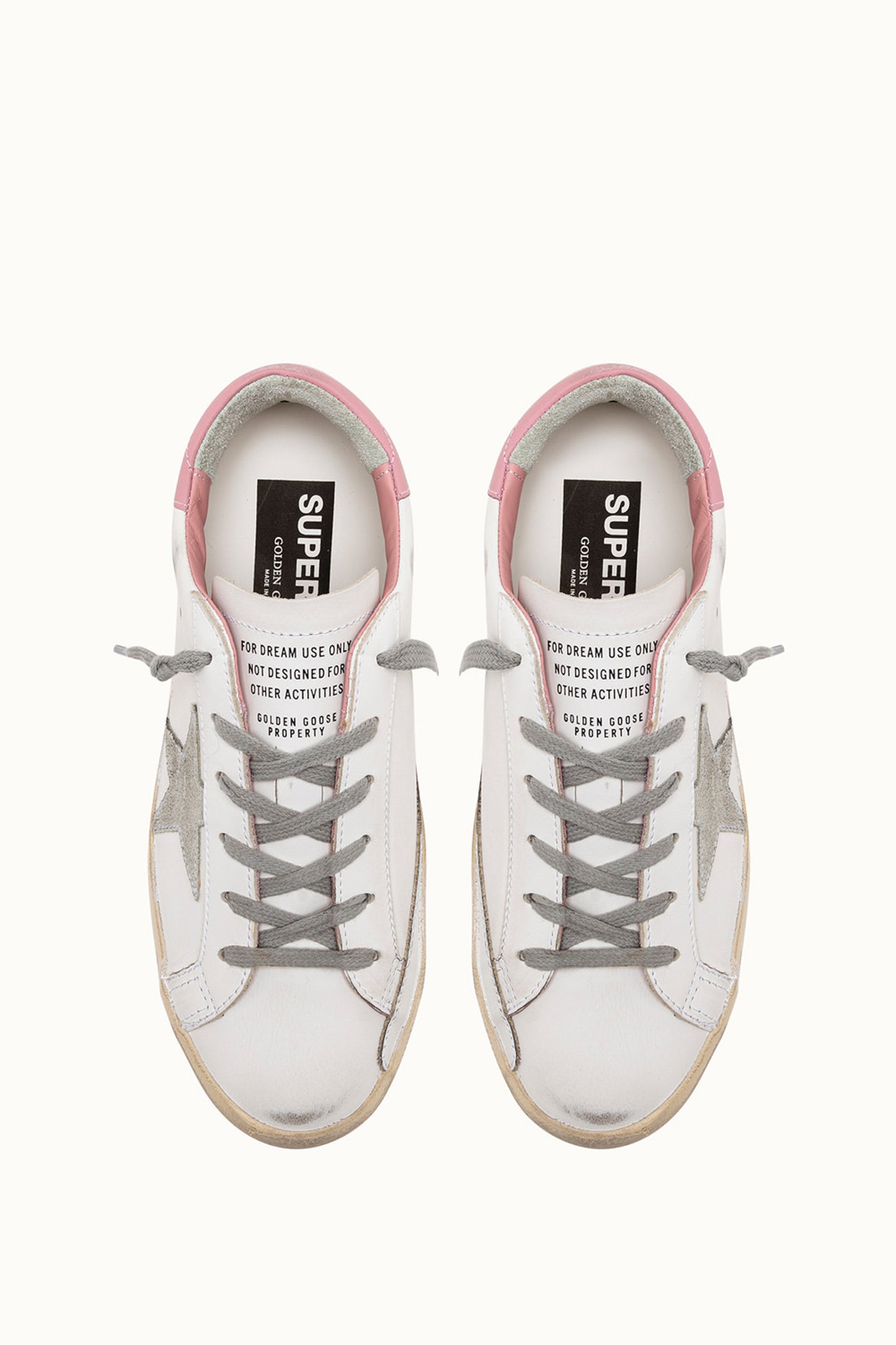 SUPER-STAR LEATHER UPPER AND HEEL SUEDE STAR AND SPUR CREAM SOLE