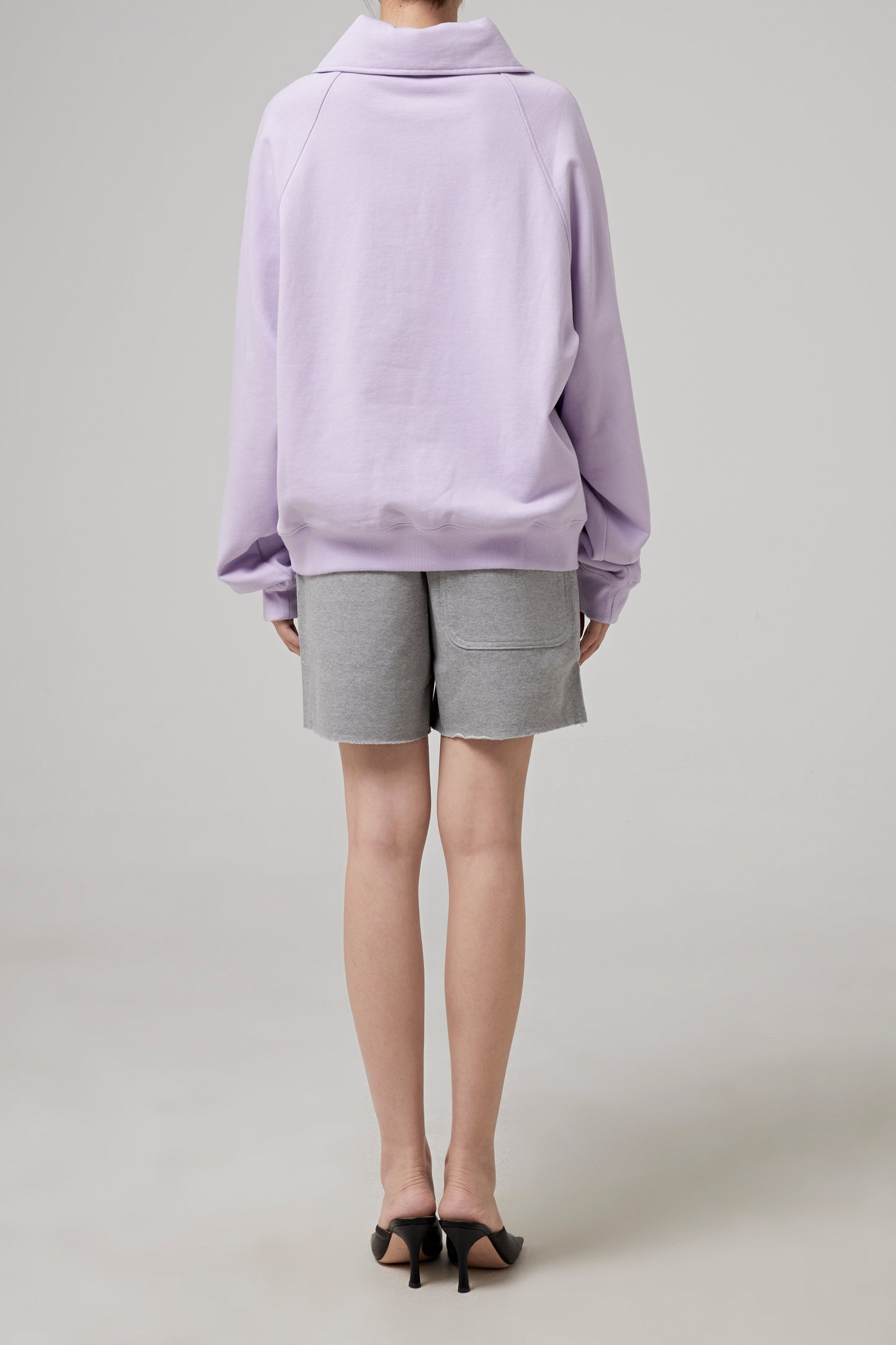 MENS SIGNATURE LOGO ZIP SWEATSHIRT (LAVENDER)
