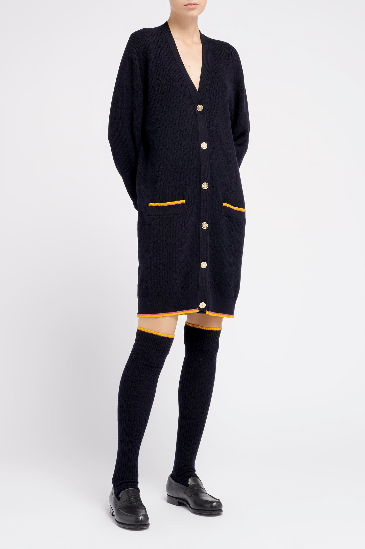 LADIES GOLF CABLE LEG WARMER