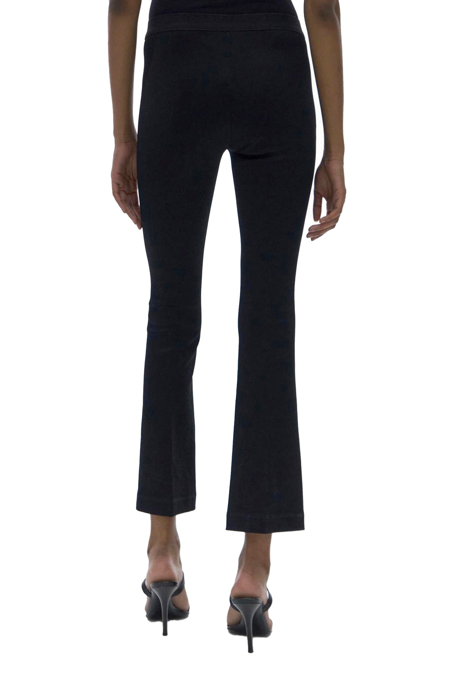cropped flare ribbon