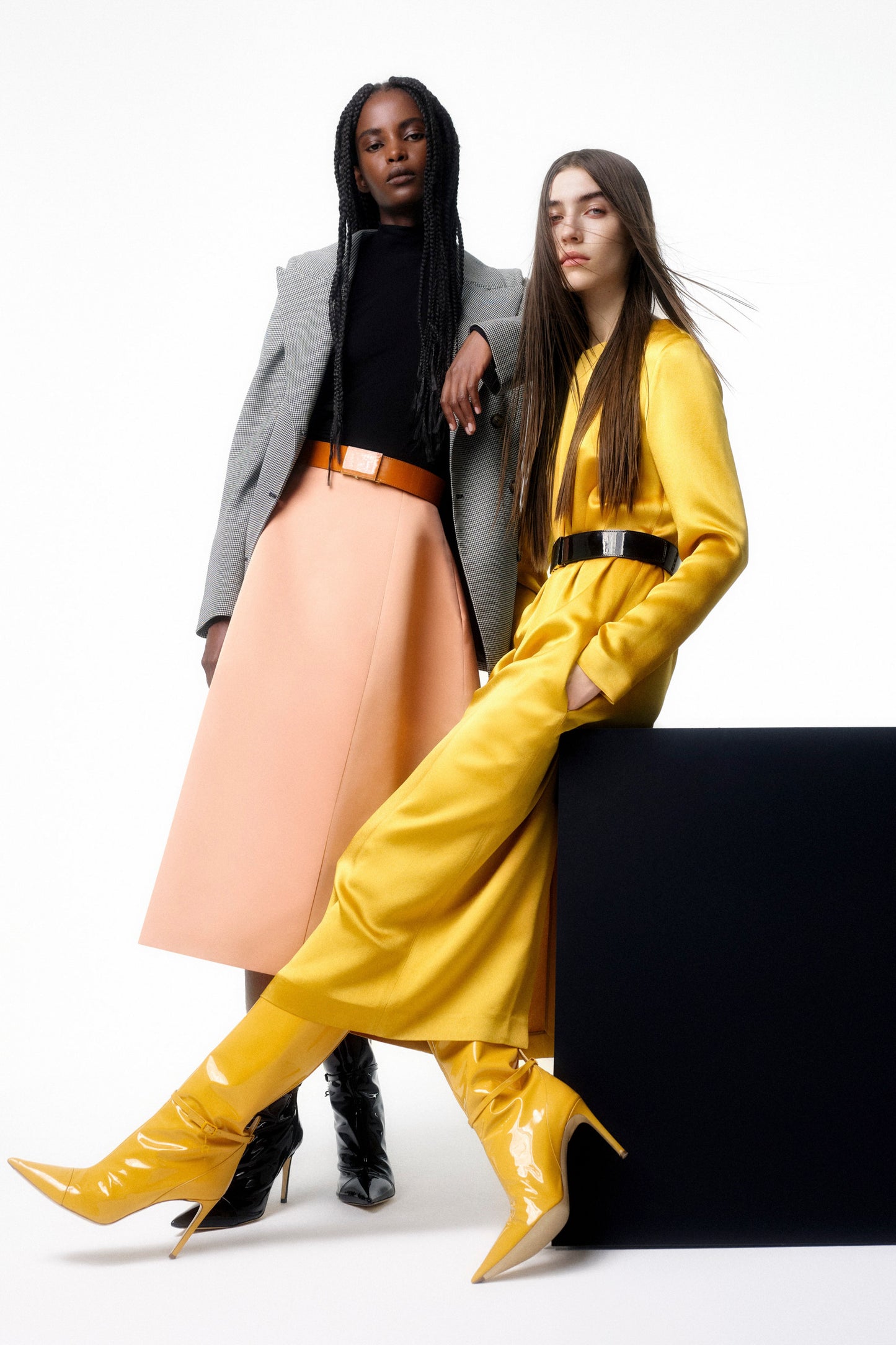 LONG SLEEVES MIDI DRESS