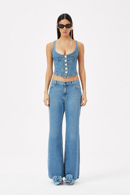 SS23 DENIM 07 VEST BLUE