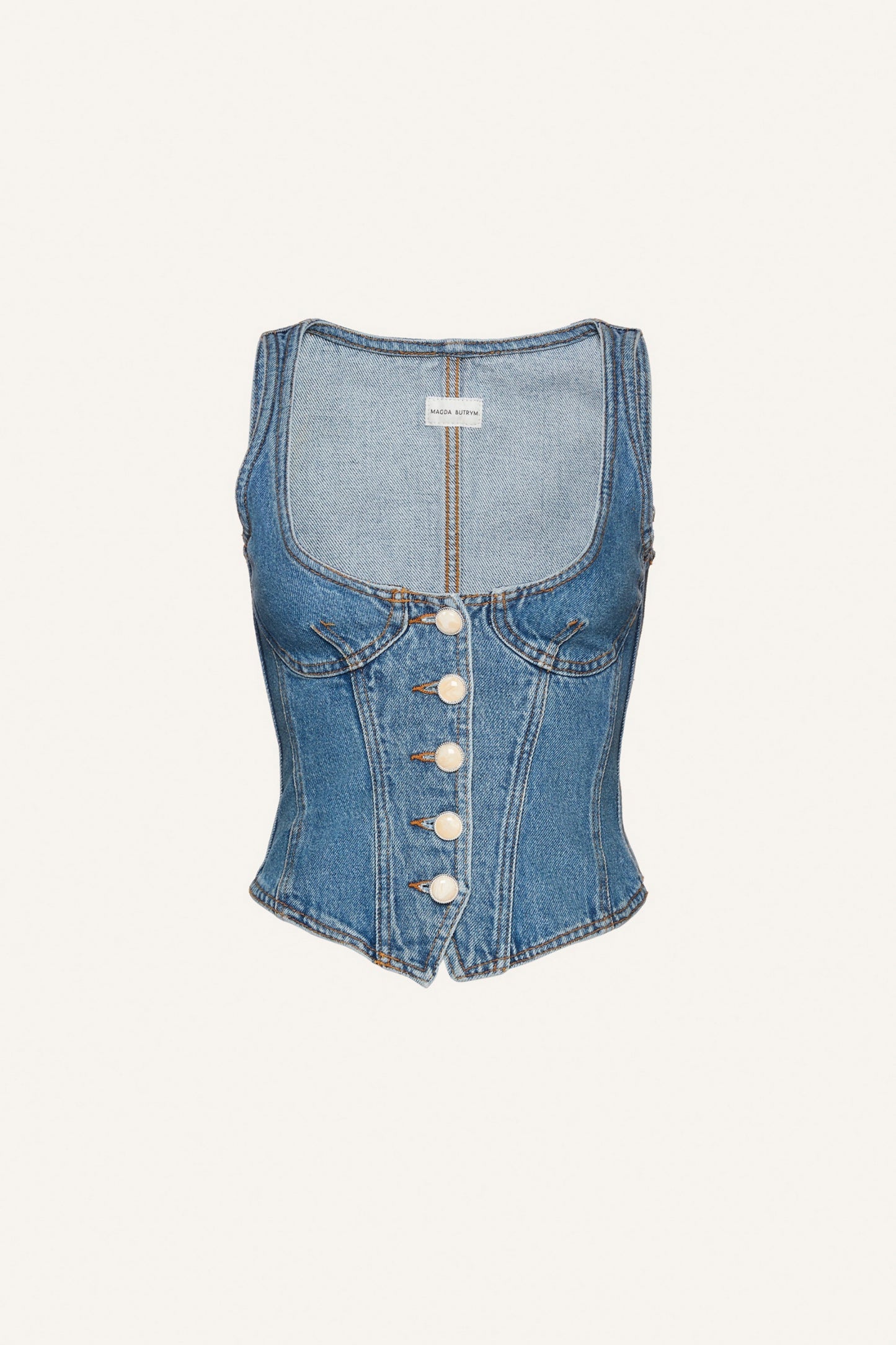 SS23 DENIM 07 VEST BLUE