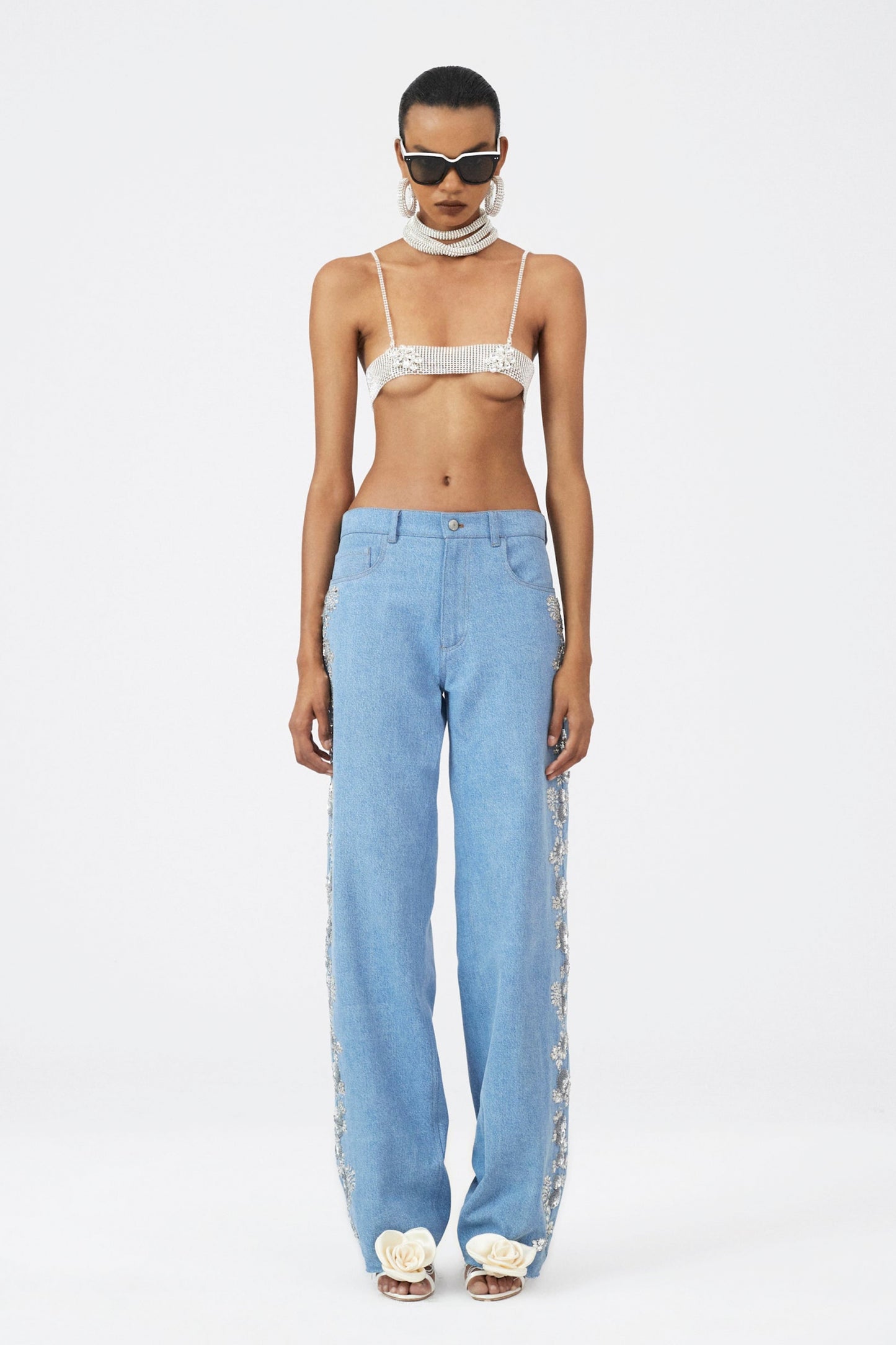 DENIM 12 PANTS BLUE