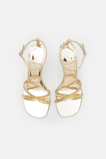 RHINESTONE SANDALS 90