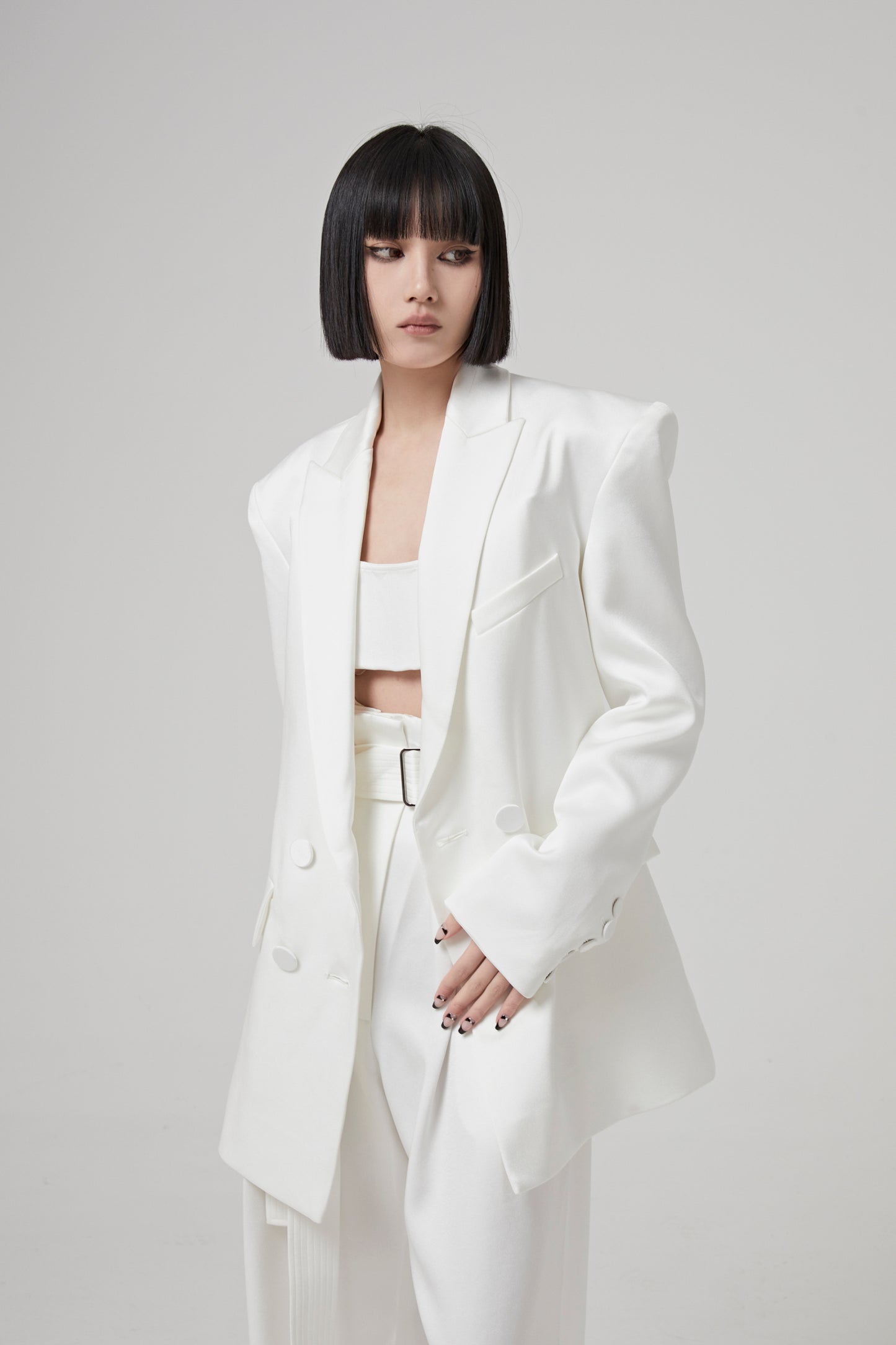 WIDE SHOULDER BLAZER