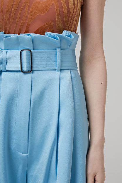 BUD TRIM PLEATED SHORTS