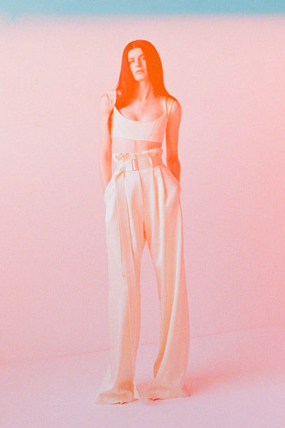 LONG LOOSE SUIT PANTS