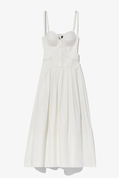 Poplin Bustier Dress