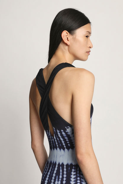 Viscose Knit Tie Dye Dress