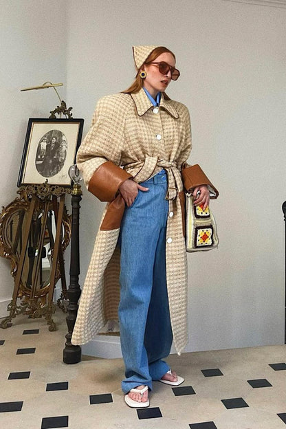 Mid-Waist Denim Pants