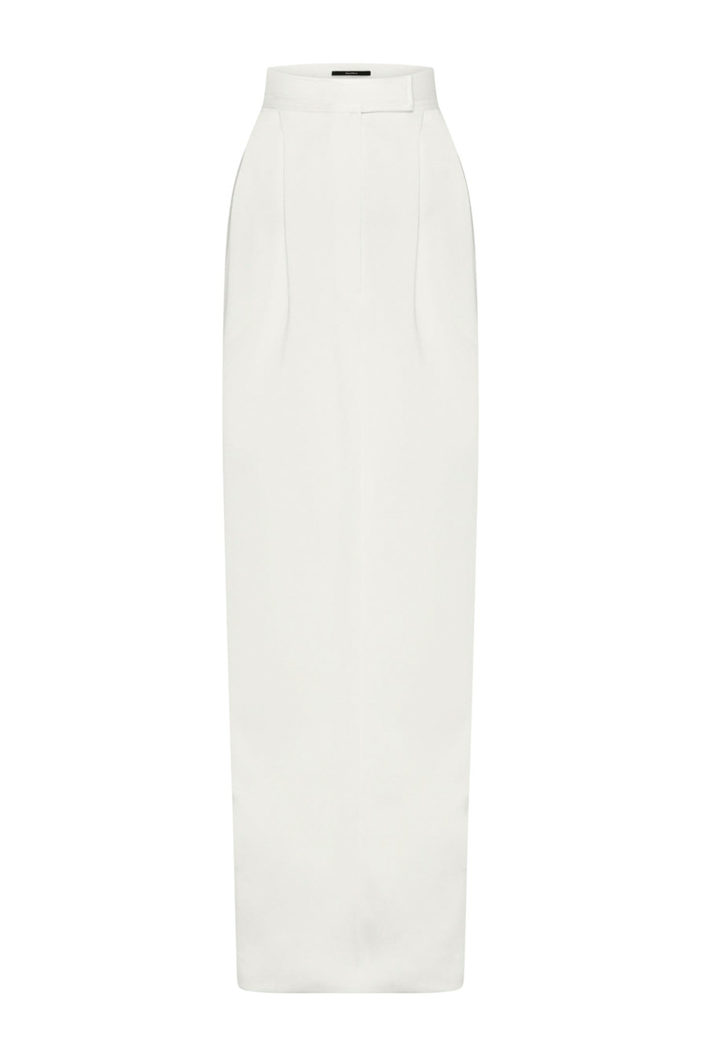 PURE WHITE SLIT LONG SKIRT