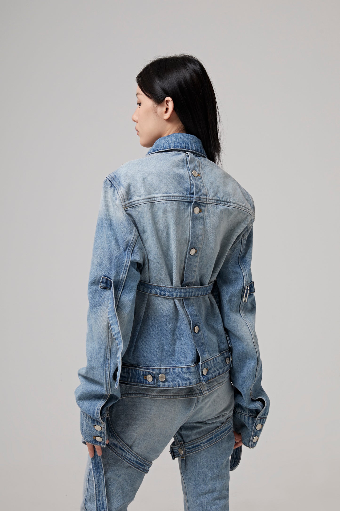 BI-STYLING LIGHT BLUE DEN JACKET