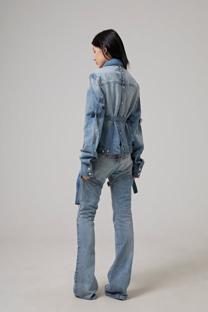 BI-STYLING LIGHT BLUE DEN JACKET