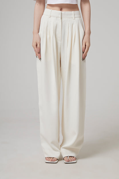 DRAPED POCKET TROUSER