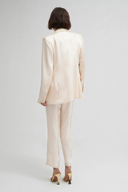 Novalis Ivory Heart Smoking Blazer