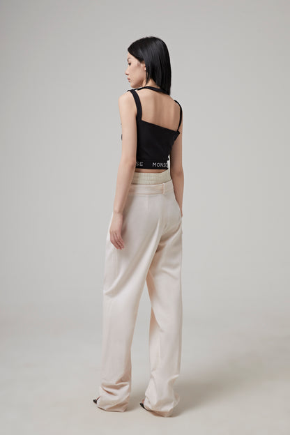CUT OUT CROPPED TANK TOP
