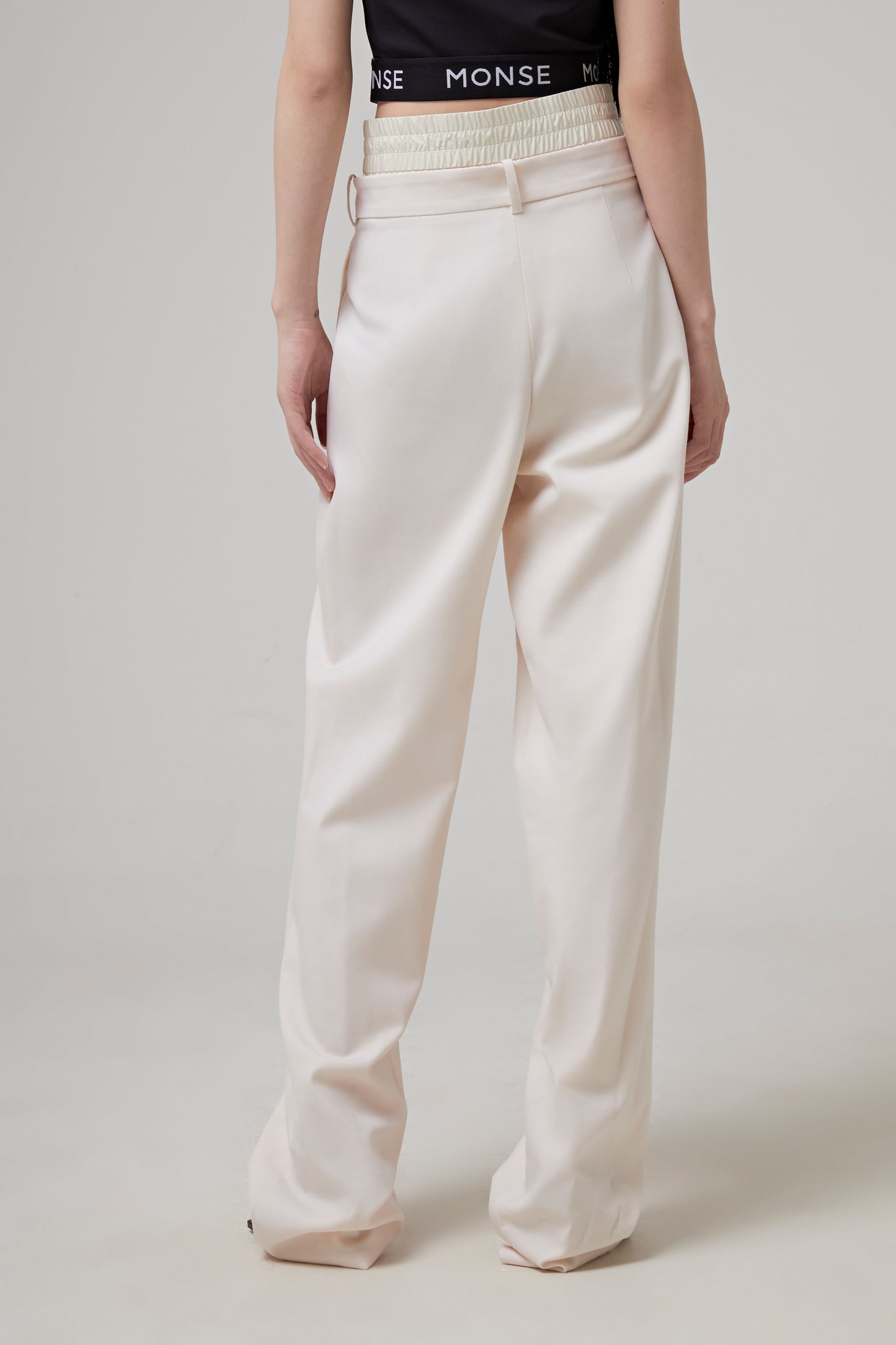 DOUBLE WAISTBAND TROUSER