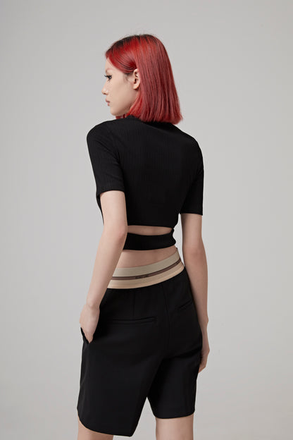 CROPPED RIB T.HVY VR