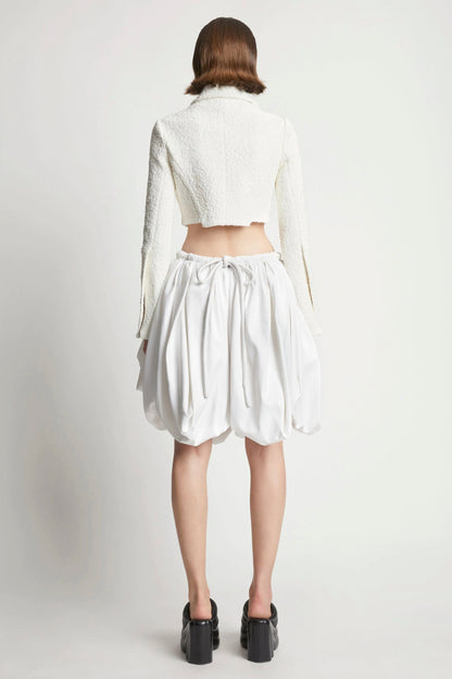 Technical Cotton Voluminous Skirt