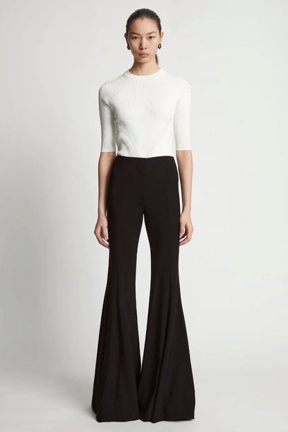 Viscose Suiting Wide Leg Pants
