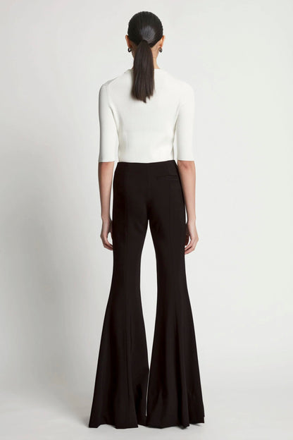 Viscose Suiting Wide Leg Pants