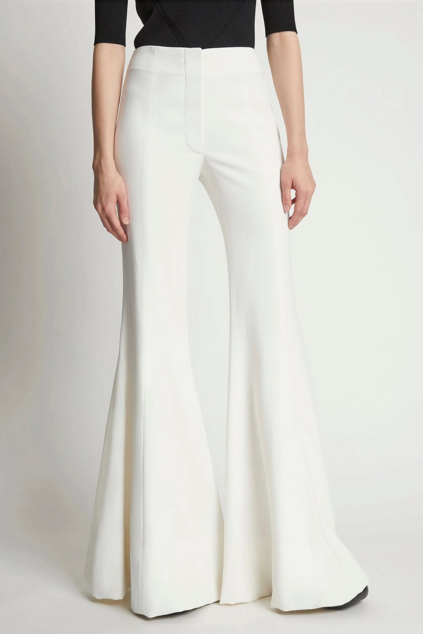 Viscose Suiting Wide Leg Pants