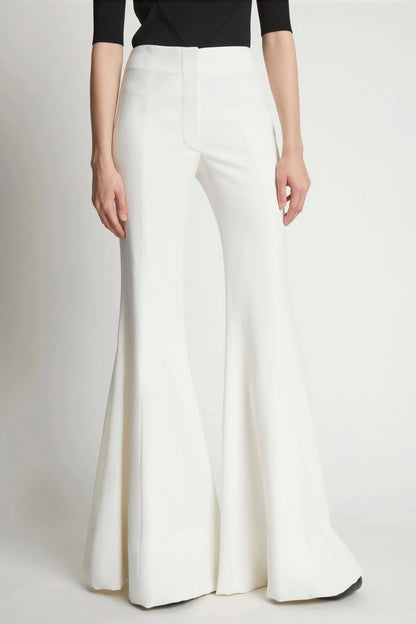 Viscose Suiting Wide Leg Pants