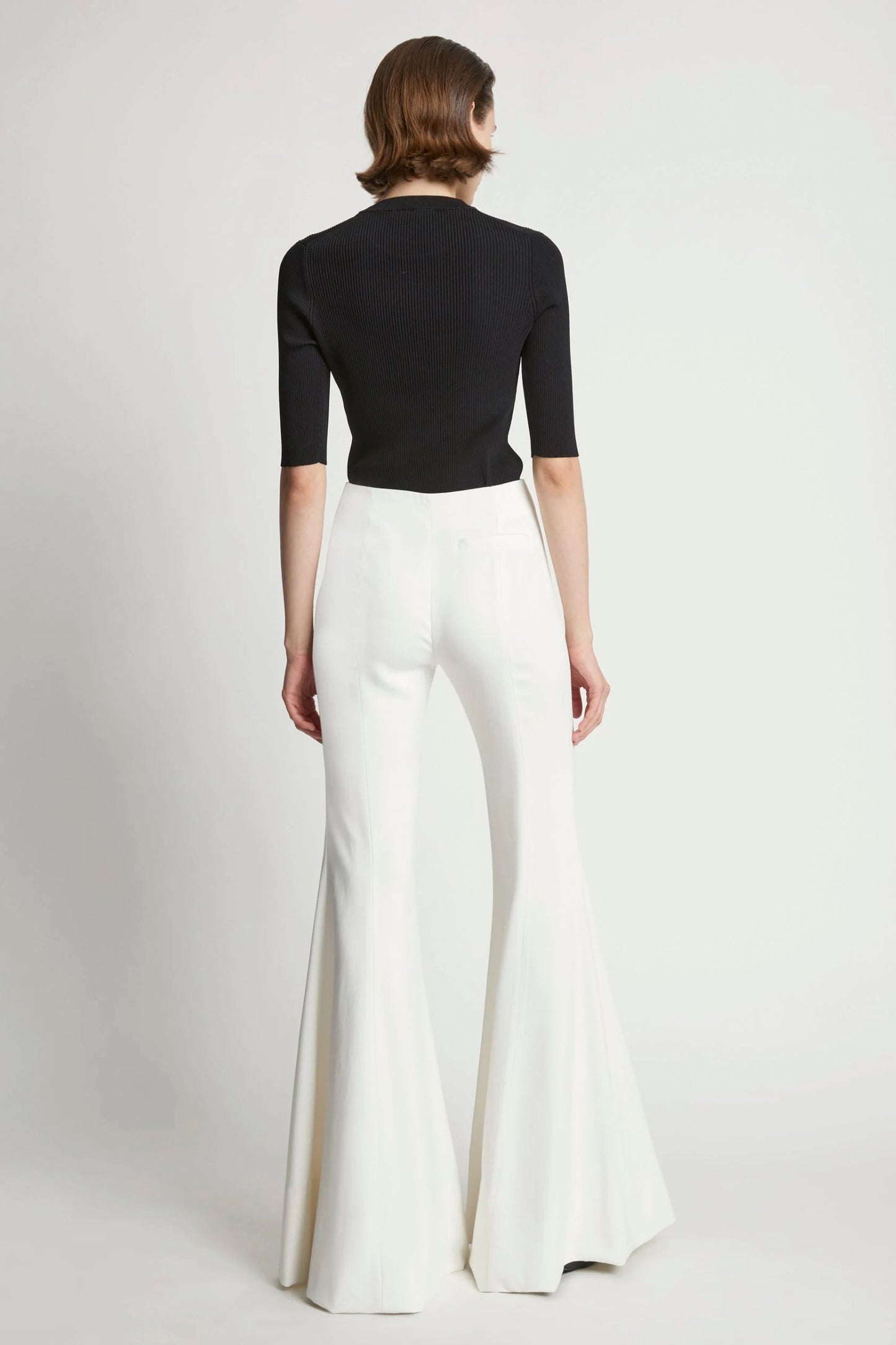 Viscose Suiting Wide Leg Pants
