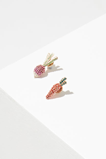 RADISH &amp; CARROT EARR