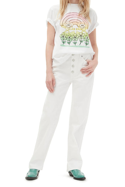 BASIC JERSEY RAINBOW RELAXED TSHIRT