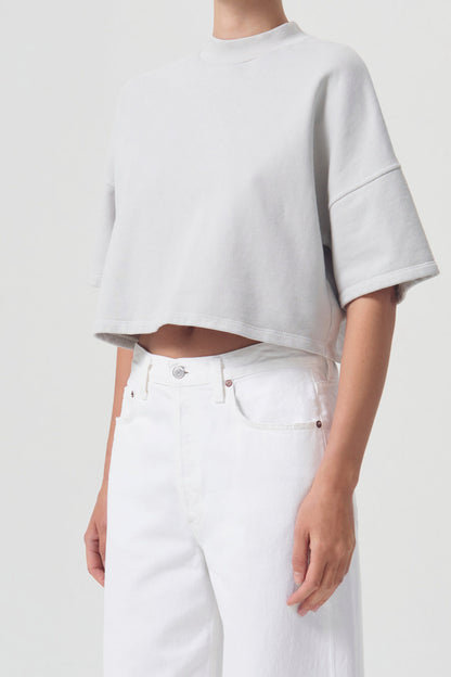 reed fleece tee (organic cotton)