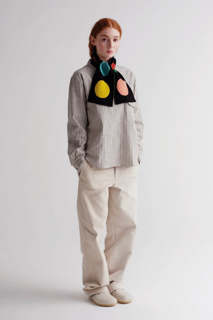 Small multicolour spot scarf