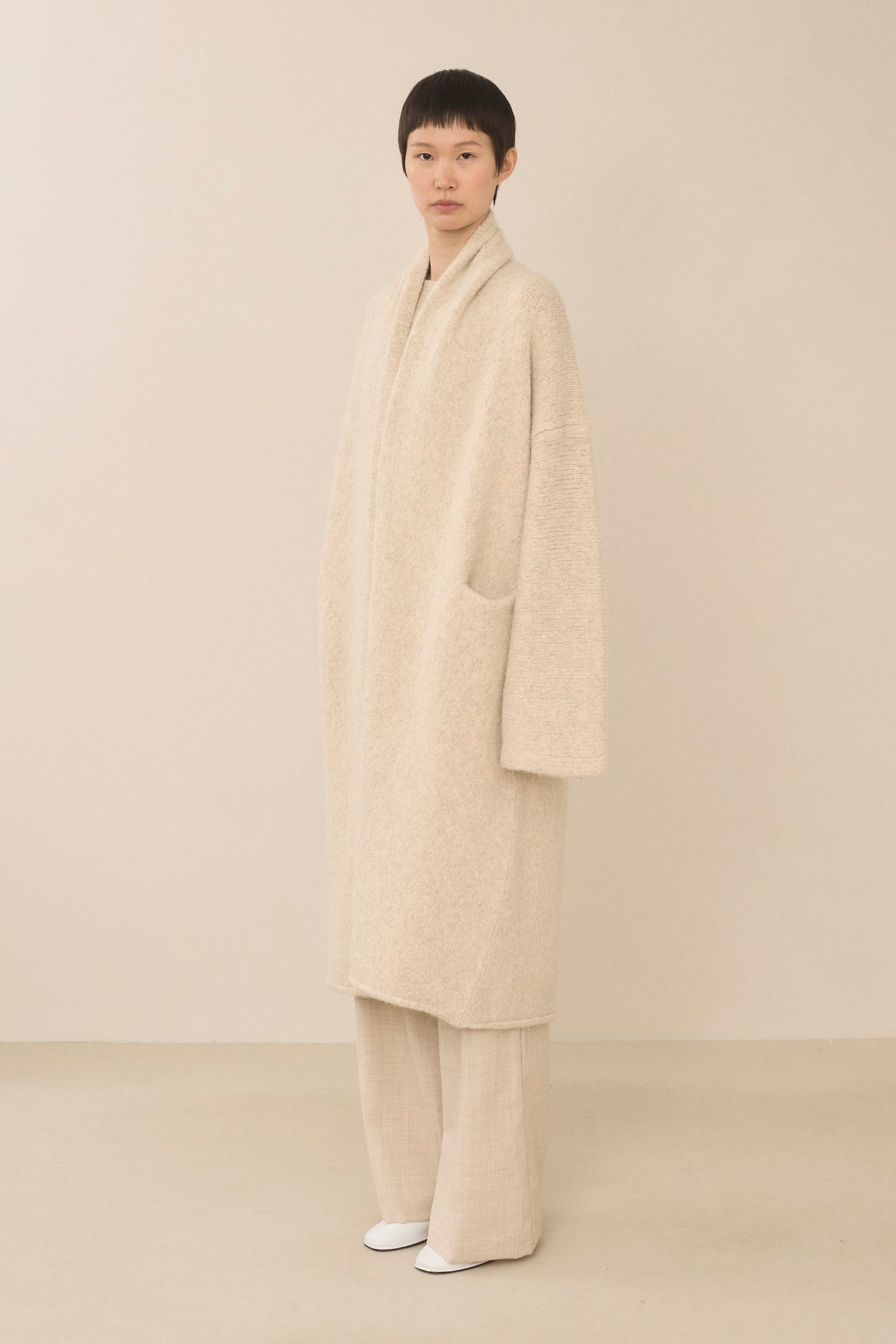 LONG SHAWL CARDIGAN