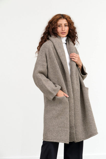 LONG SHAWL CARDIGAN