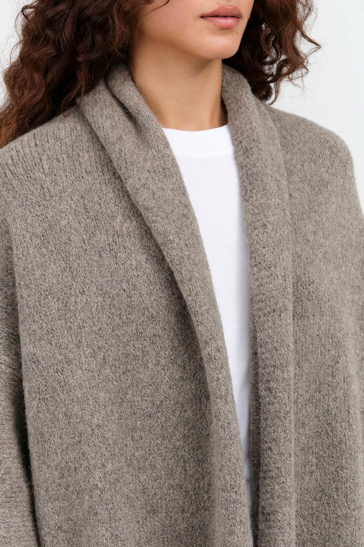 LONG SHAWL CARDIGAN