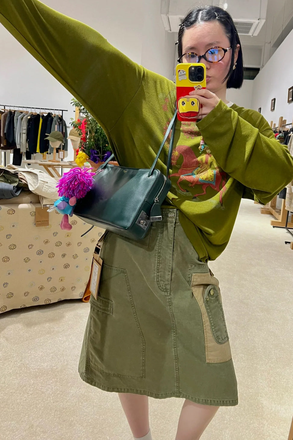 多结构重工水洗帆布工装裙
